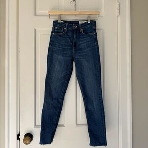 Rag and Bone Nina Skinny high rise ankle jeans